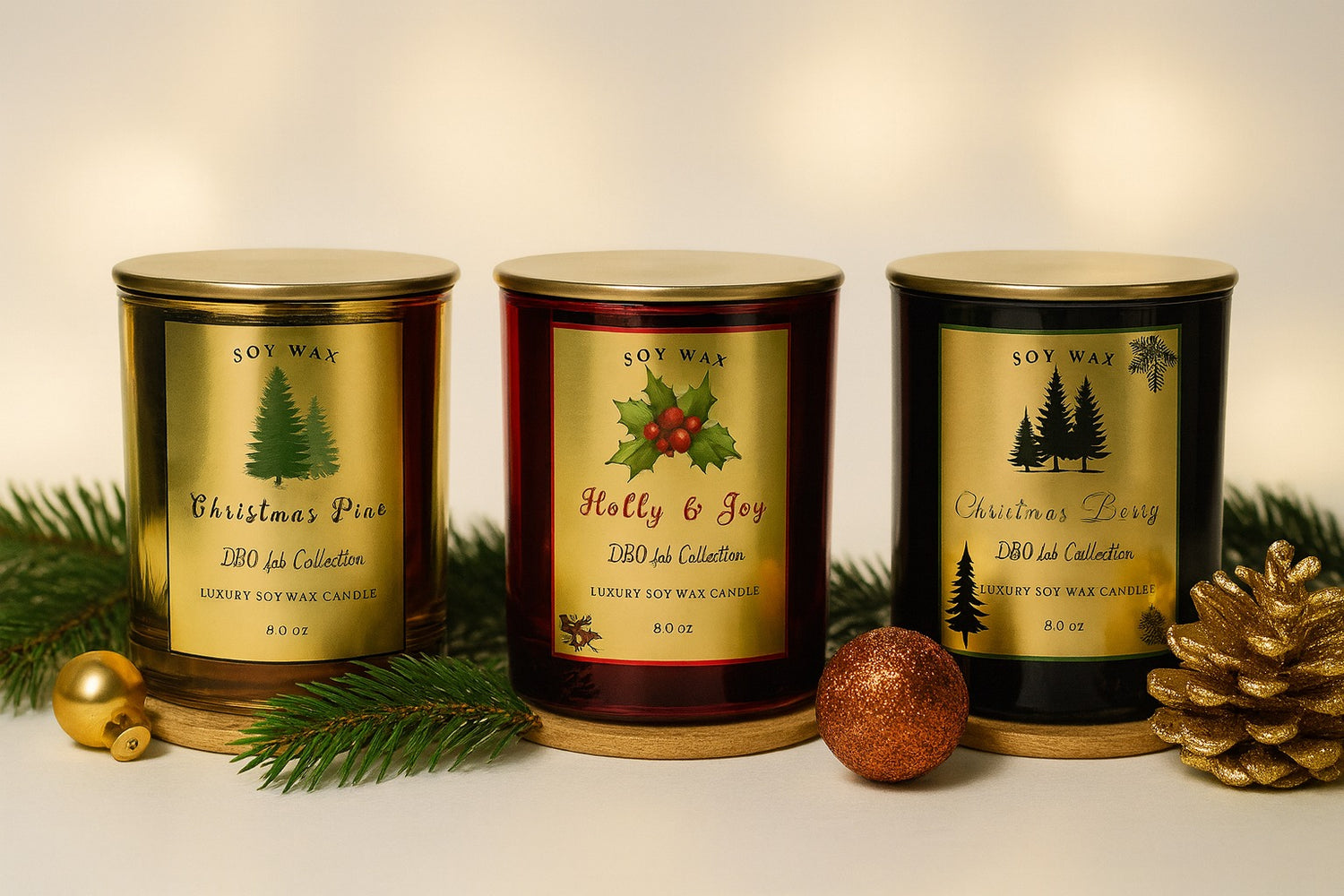 Holly & Joy candle