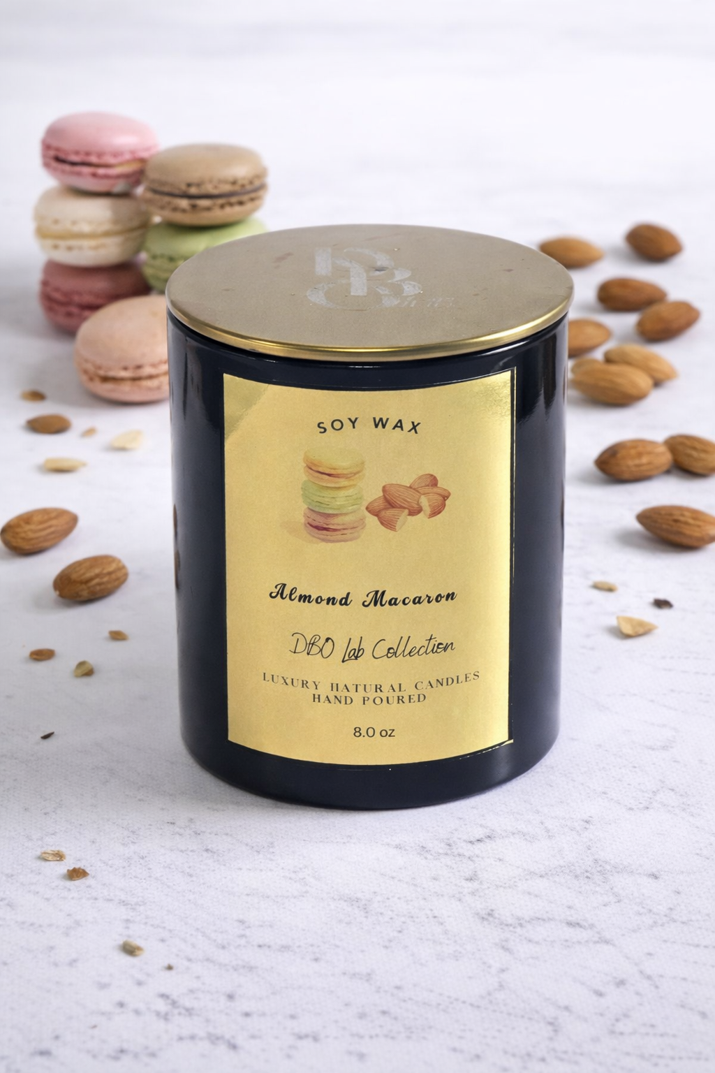 Almond Macaron Candle