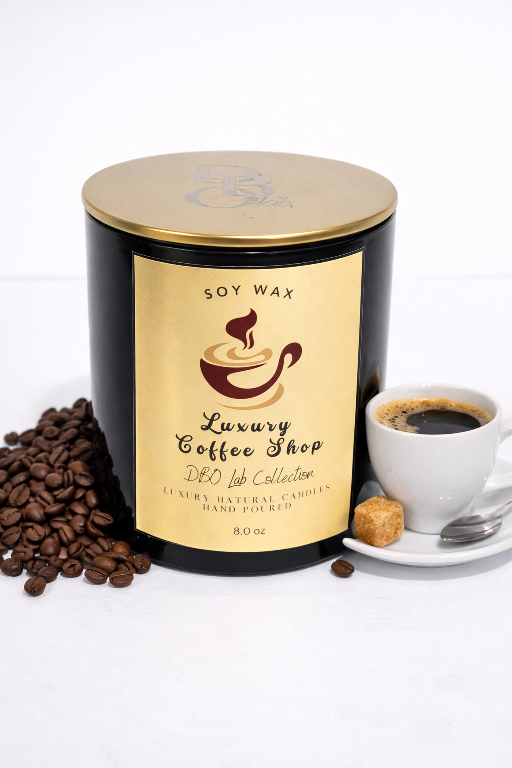 Luxury Coffee Shop Candle