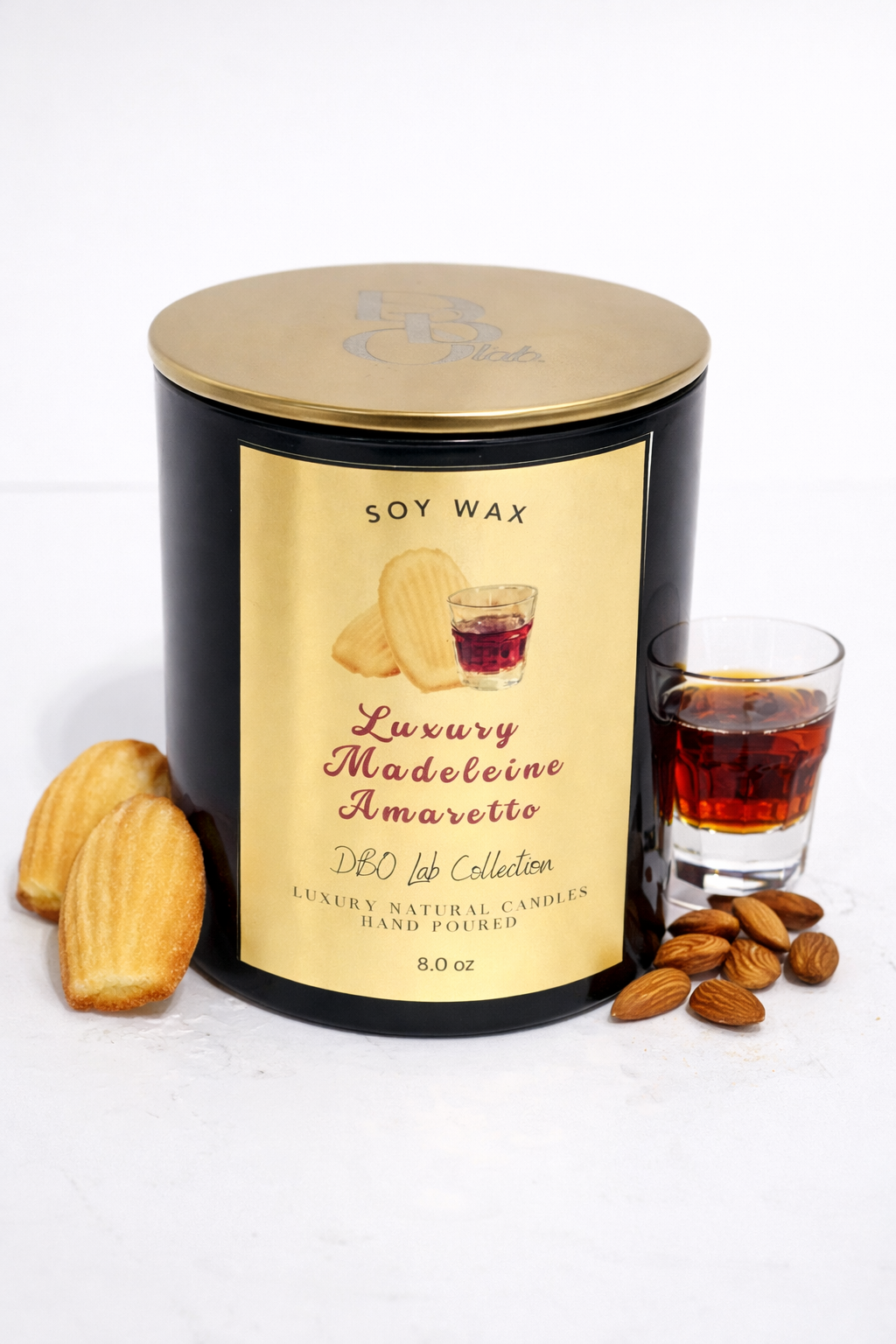 Luxury Madeleine Amaretto Candle