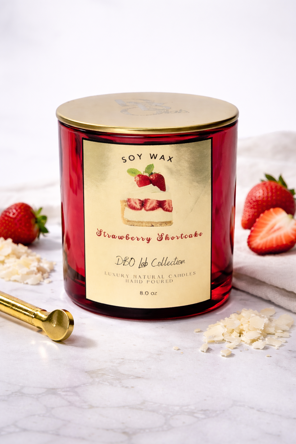 Strawberry Shortcake– Luxury Soy Candle